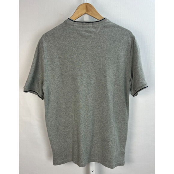 Polo Ralph Lauren Shirt Boys L Gray Blue Red Big Pony 2 Stripes - Picture 7 of 7